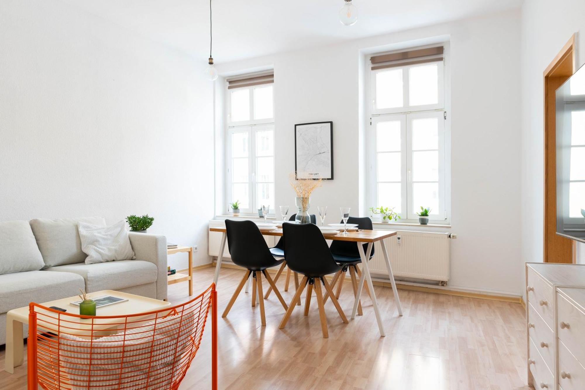Grosse 3 Zimmer Wohnung Mit Netflix In Zentraler Lage Ερφούρτη Εξωτερικό φωτογραφία